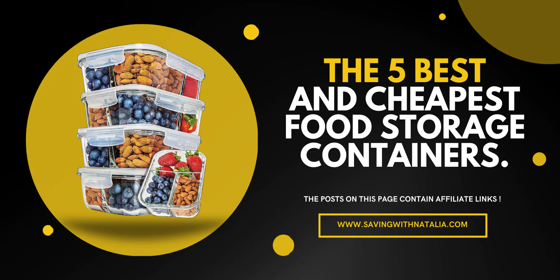 The 5 Best and Cheapest Food Storage Containers. – My Store