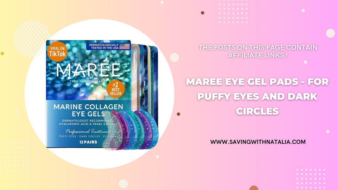 MAREE Eye Gel Pads - for Puffy Eyes and Dark Circles