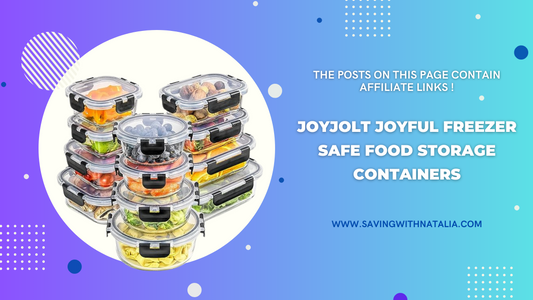 JoyJolt JoyFul Freezer Safe Food Storage Containers