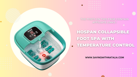 HOSPAN Collapsible Foot Spa with Temperature Control