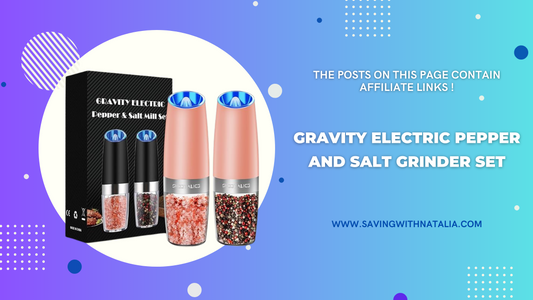 Gravity Electric Pepper and Salt Grinder Set