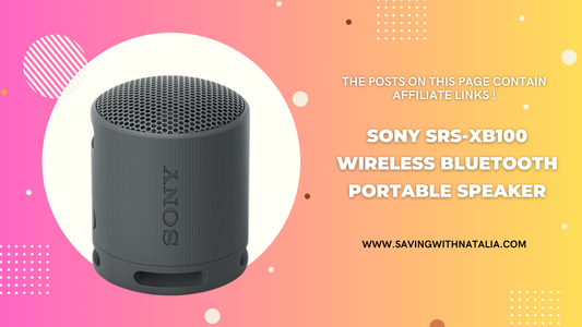 Sony SRS-XB100 Wireless Bluetooth Portable Speaker