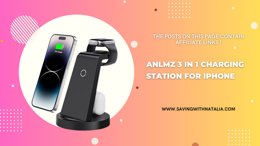Anlmz 3 in 1 Charging Station for iPhone