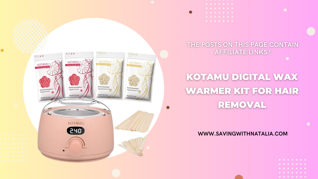 KOTAMU Digital Wax Warmer Kit for Hair Removal