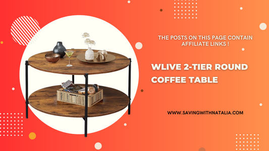 LIVE 2-Tier Round Coffee Table