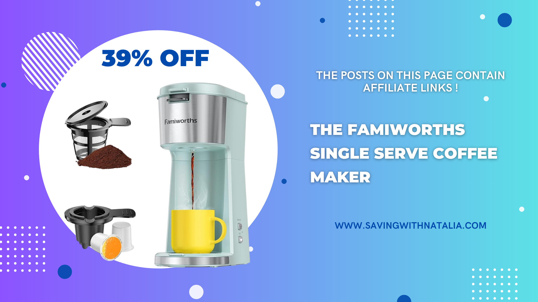 The Famiworths Single Serve Coffee Maker – My Store